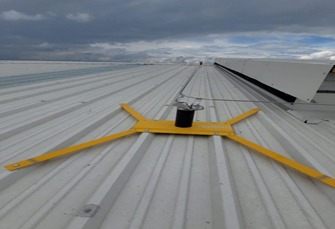 Línea de vida horizontal para techos y cubiertas